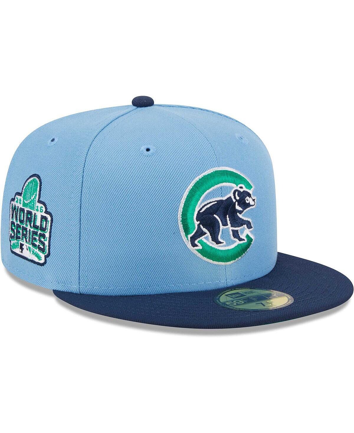 Мужская светло-синяя, темно-синяя шляпа-комбинезон Chicago Cubs Green Undervisor 59FIFTY New Era
Мужская светло-синяя, темно-синяя шляпа-комбинезон Chicago Cubs Green Undervisor 59FIFTY New Era