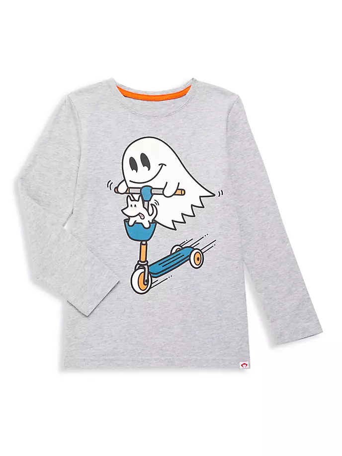 Футболка с длинными рукавами и рисунком Little Boy's & Boy's Ghost Friends Appaman, цвет heather mist
Футболка с длинными рукавами и рисунком Little Boy's & Boy's Ghost Friends Appaman, цвет heather mist