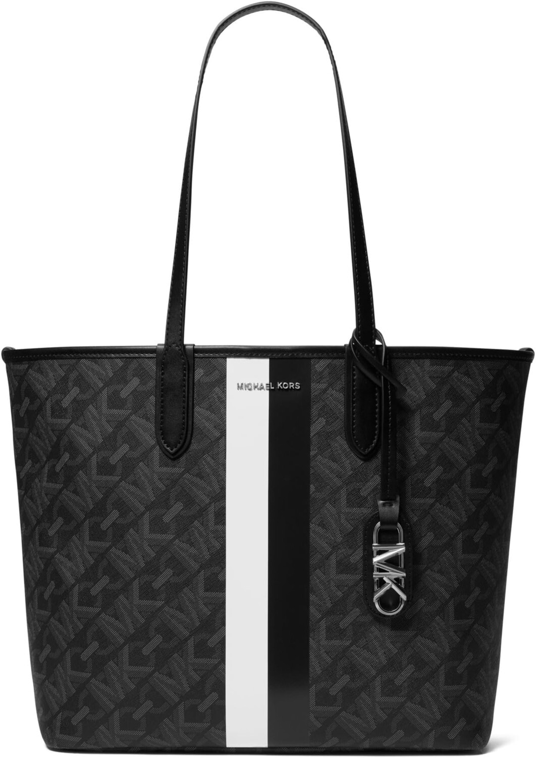 Большая открытая сумка-тоут Eliza East/West MICHAEL Michael Kors, цвет Black/Optic White
Большая открытая сумка-тоут Eliza East/West MICHAEL Michael Kors, цвет Black/Optic White