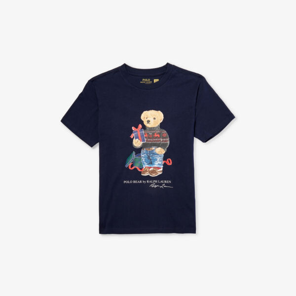 Футболка из хлопкового джерси с фирменным графическим принтом Polo Bear 6–14 лет Polo Ralph Lauren, темно-синий
Футболка из хлопкового джерси с фирменным графическим принтом Polo Bear 6–14 лет Polo Ralph Lauren, темно-синий