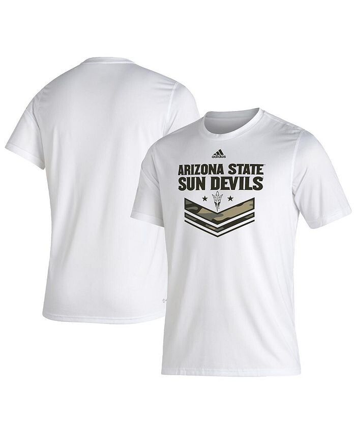 Мужская белая футболка в стиле милитари Arizona State Sun Devils Appreciation Creator adidas, белый
Мужская белая футболка в стиле милитари Arizona State Sun Devils Appreciation Creator adidas, белый