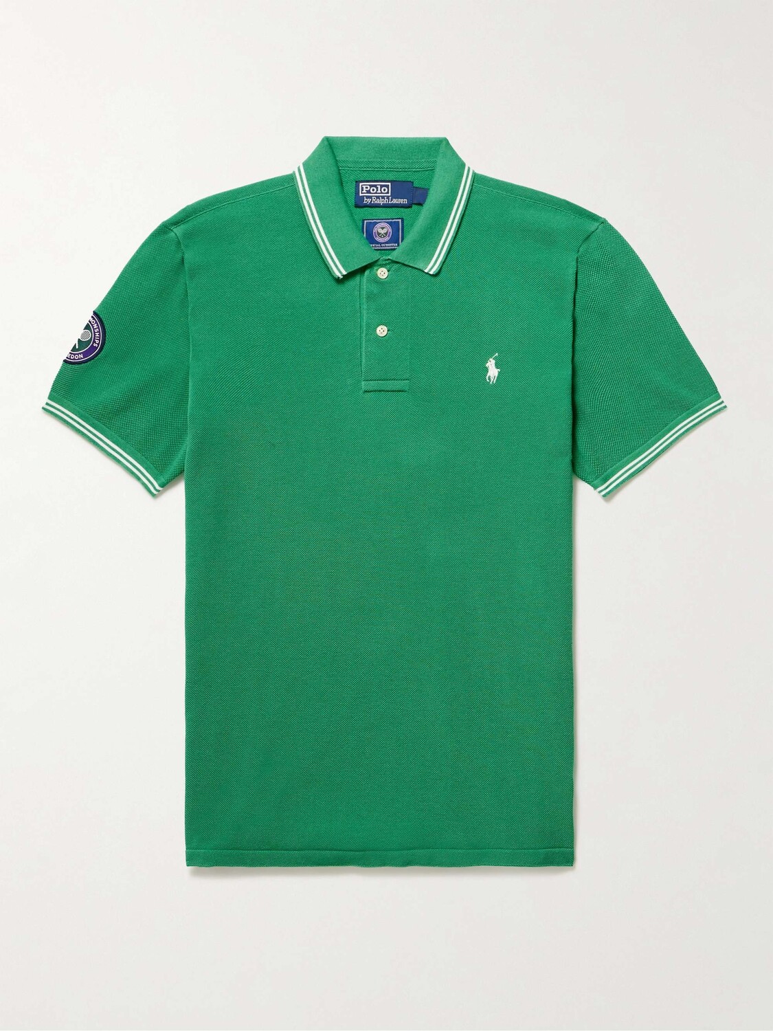 Рубашка поло из хлопка-пике с вышитым логотипом Wimbledon и аппликацией POLO RALPH LAUREN, зеленый
Рубашка поло из хлопка-пике с вышитым логотипом Wimbledon и аппликацией POLO RALPH LAUREN, зеленый