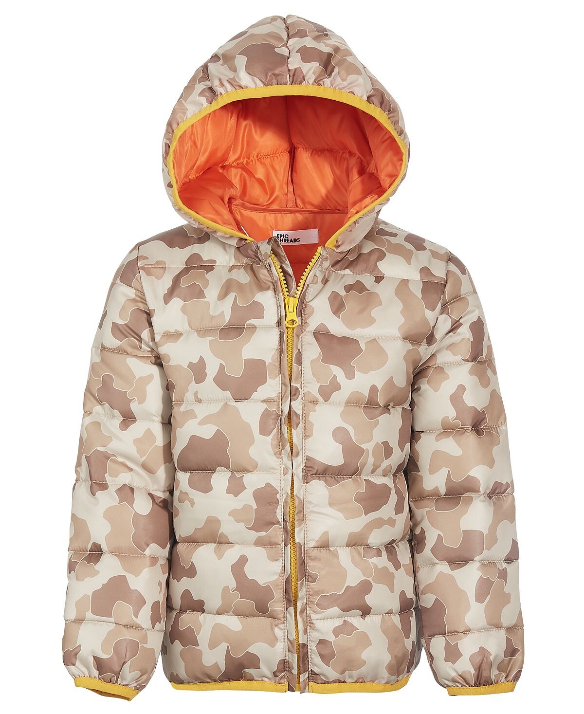 Складной пуховик с капюшоном и камуфляжным принтом Little Boys, созданный для Macy's Epic Threads
Складной пуховик с капюшоном и камуфляжным принтом Little Boys, созданный для Macy's Epic Threads