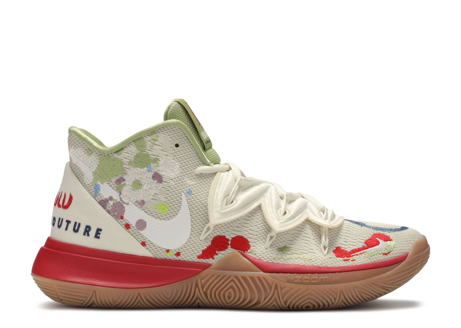 Кроссовки Nike Bandulu X Kyrie 5 'Embroidered Splatters', кремовый, Бежевый
Кроссовки Nike Bandulu X Kyrie 5 'Embroidered Splatters', кремовый, Бежевый