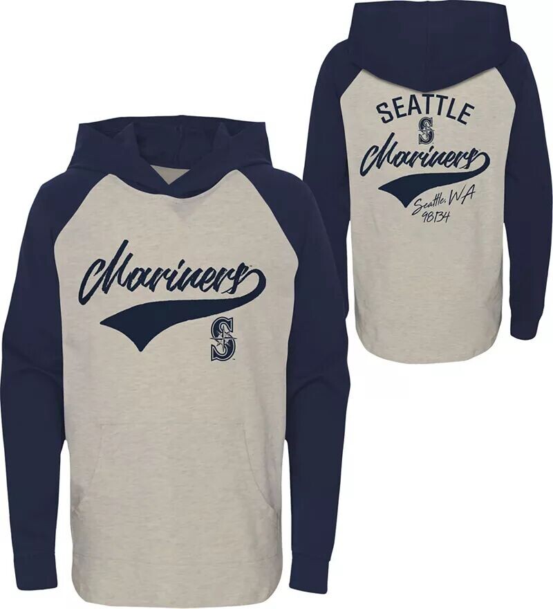 Outerstuff Молодежная футболка команды MLB Seattle Mariners Navy Bases с капюшоном и длинными рукавами
Outerstuff Молодежная футболка команды MLB Seattle Mariners Navy Bases с капюшоном и длинными рукавами