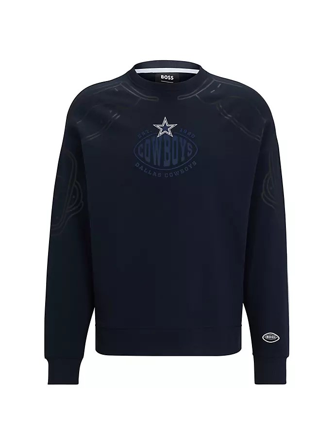 Толстовка из хлопковой смеси BOSS x NFL с совместным брендингом Boss, цвет cowboys dark blue
Толстовка из хлопковой смеси BOSS x NFL с совместным брендингом Boss, цвет cowboys dark blue