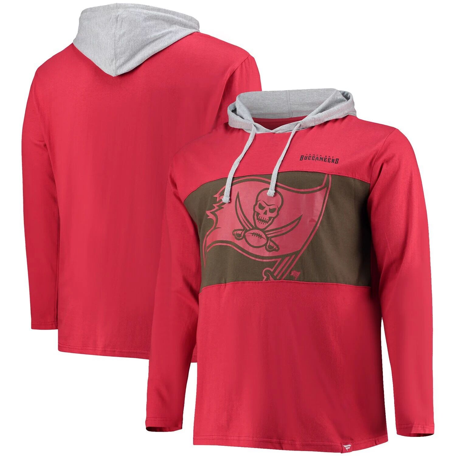 Мужская красная толстовка с логотипом Tampa Bay Buccaneers Big & Tall, футболка с длинными рукавами Fanatics, Красный
Мужская красная толстовка с логотипом Tampa Bay Buccaneers Big & Tall, футболка с длинными рукавами Fanatics, Красный