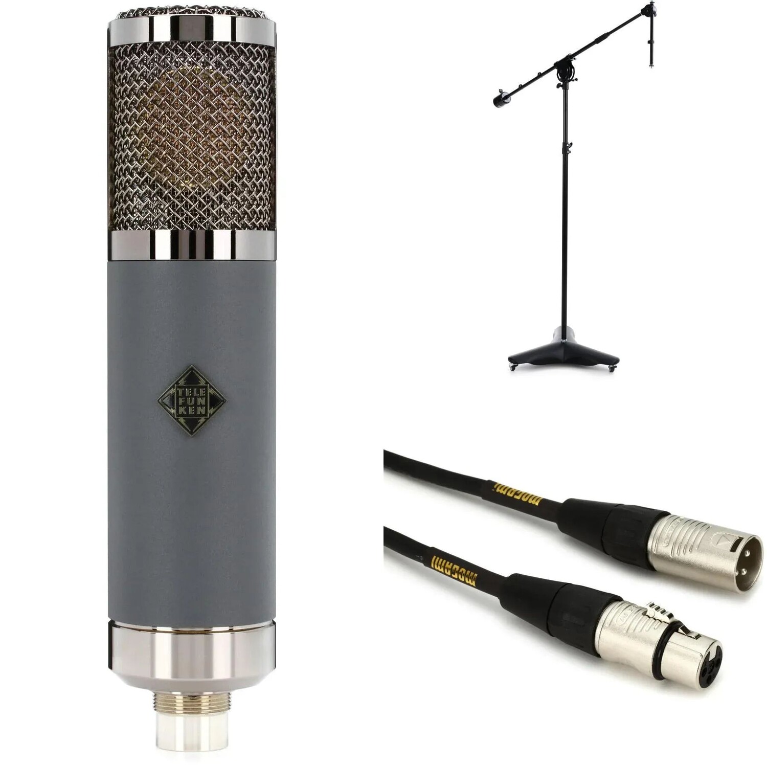 Комплект лампового конденсаторного микрофона Telefunken TF51 с большой диафрагмой, подставкой и кабелем
Комплект лампового конденсаторного микрофона Telefunken TF51 с большой диафрагмой, подставкой и кабелем