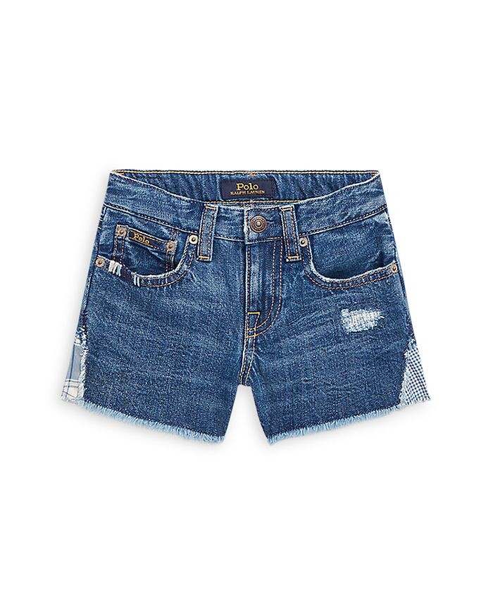 Джинсовые шорты из хлопка в технике пэчворк для девочек - Little Kid Ralph Lauren
Джинсовые шорты из хлопка в технике пэчворк для девочек - Little Kid Ralph Lauren
