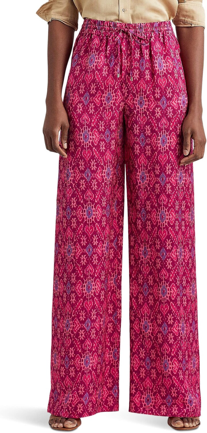 Широкие брюки из атласа Shantung Petite с геопринтом LAUREN Ralph Lauren, цвет Fuchsia Multi
Широкие брюки из атласа Shantung Petite с геопринтом LAUREN Ralph Lauren, цвет Fuchsia Multi