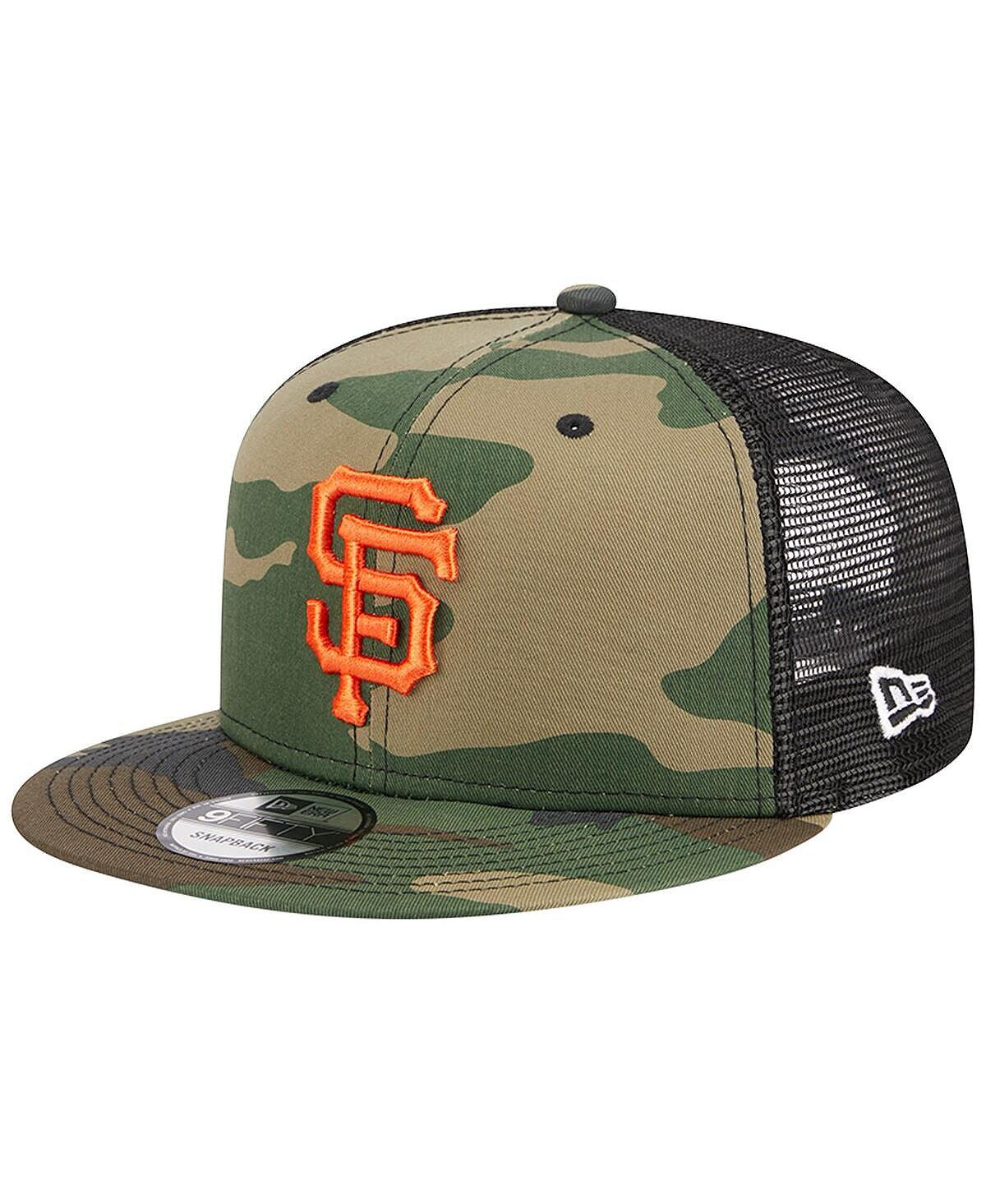 Мужская камуфляжная кепка Snapback San Francisco Giants Woodland Camo Trucker 9FIFTY New Era
Мужская камуфляжная кепка Snapback San Francisco Giants Woodland Camo Trucker 9FIFTY New Era
