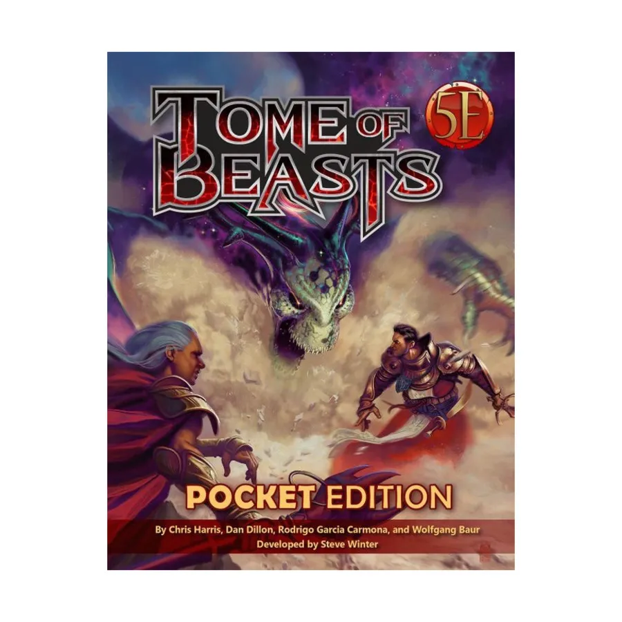 Tome of Beasts (Pocket Edition), 5th Edition Dungeons & Dragons (Kobold Press), мягкая обложка
Tome of Beasts (Pocket Edition), 5th Edition Dungeons & Dragons (Kobold Press), мягкая обложка