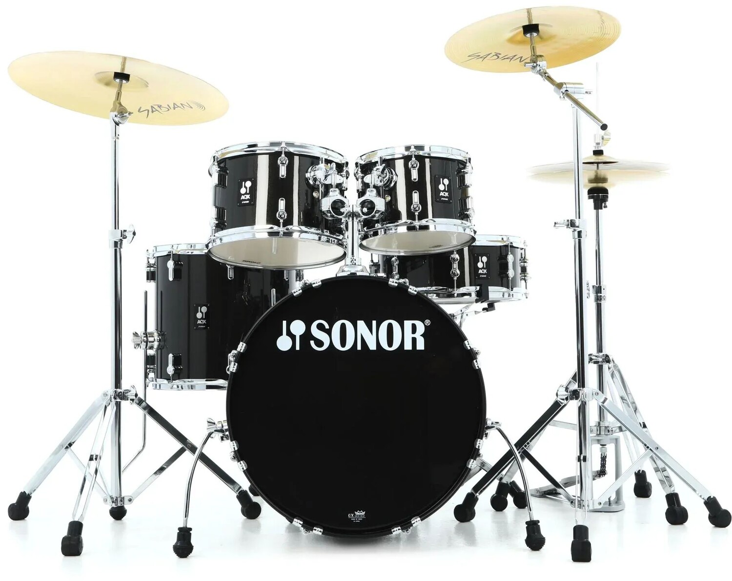 Полная ударная установка Sonor AQX Studio из 5 предметов — Black Midnight Sparkle
Полная ударная установка Sonor AQX Studio из 5 предметов — Black Midnight Sparkle