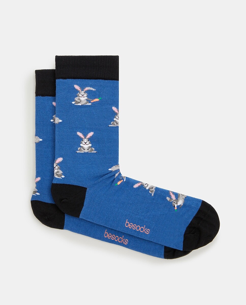 Мужские носки Besocks из 100% органического хлопка с рисунком кролика Besocks, синий
Мужские носки Besocks из 100% органического хлопка с рисунком кролика Besocks, синий
