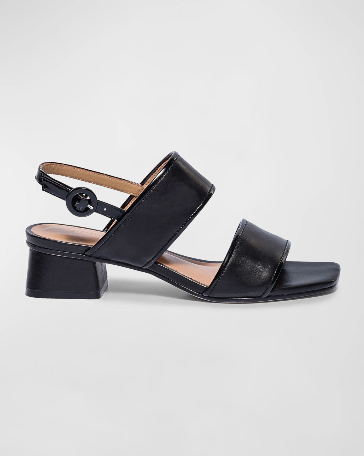 Кожаные босоножки с пяткой на двух ремешках Bernardo, цвет Black Antique Calf/Patent
Кожаные босоножки с пяткой на двух ремешках Bernardo, цвет Black Antique Calf/Patent