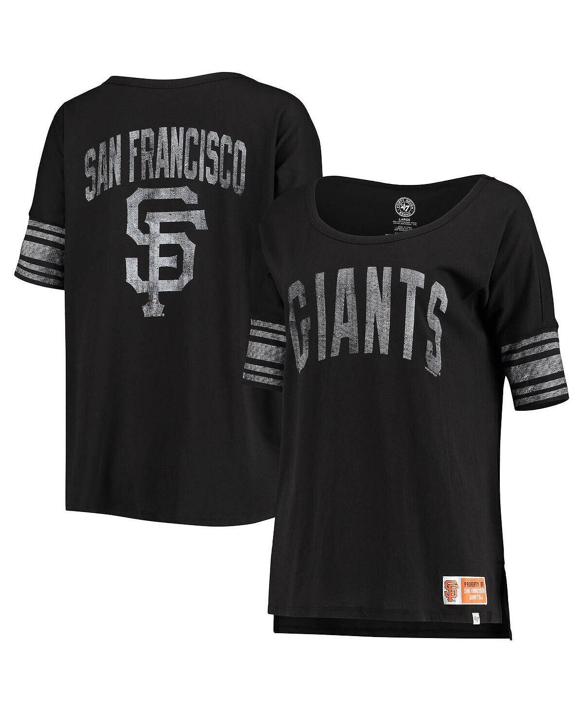 Женская черная футболка San Francisco Giants Dolman Anthem '47 '47 Brand, черный
Женская черная футболка San Francisco Giants Dolman Anthem '47 '47 Brand, черный