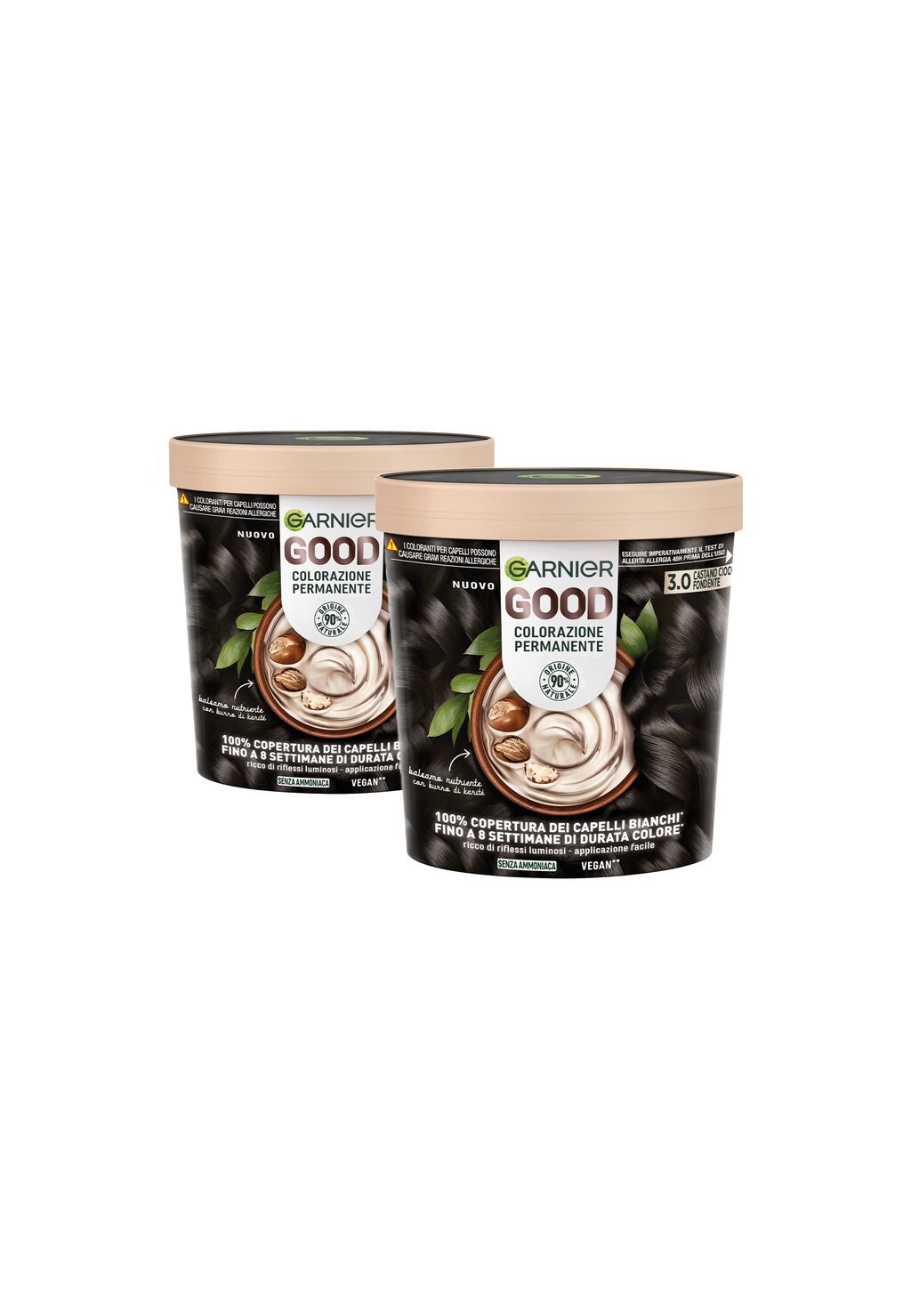Краска для волос GARNIER GOOD COLORAZIONE PERMANENTE SENZA AMMONIACA, 90% DI ORIGINE NATURALE, 2 PACK Garnier, черный
Краска для волос GARNIER GOOD COLORAZIONE PERMANENTE SENZA AMMONIACA, 90% DI ORIGINE NATURALE, 2 PACK Garnier, черный
