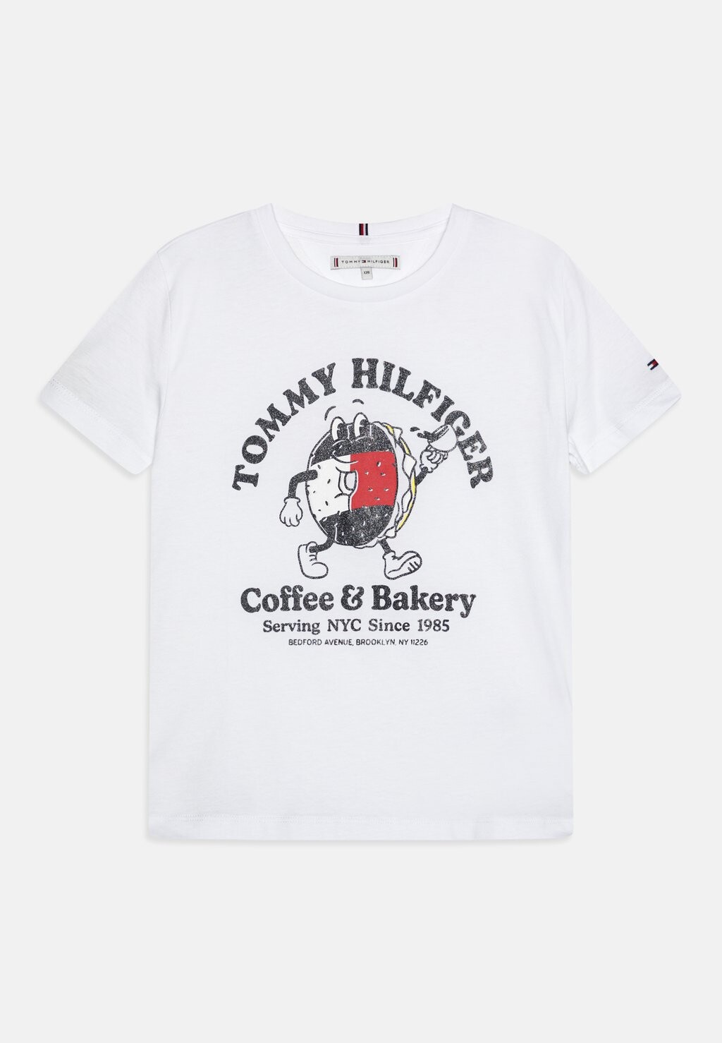 Футболка с принтом Bagels Tee Tommy Hilfiger, белый 
Футболка с принтом Bagels Tee Tommy Hilfiger, белый