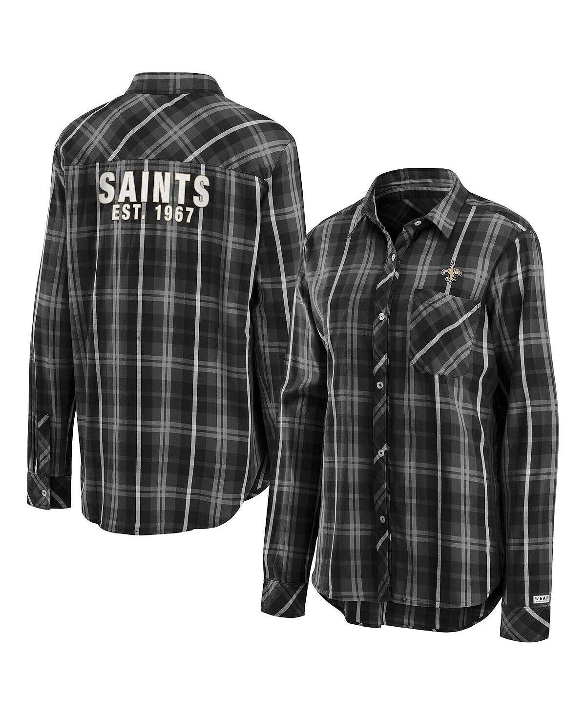 Женская серая рубашка в клетку с длинными рукавами на пуговицах New Orleans Saints WEAR by Erin Andrews, серый
Женская серая рубашка в клетку с длинными рукавами на пуговицах New Orleans Saints WEAR by Erin Andrews, серый