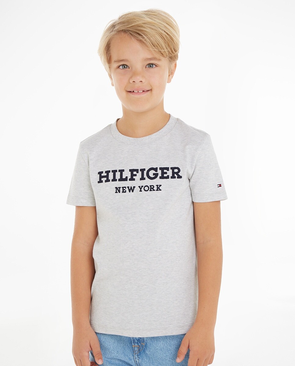 Футболка для мальчика с круглым вырезом и короткими рукавами Tommy Hilfiger, светло-серый
Футболка для мальчика с круглым вырезом и короткими рукавами Tommy Hilfiger, светло-серый