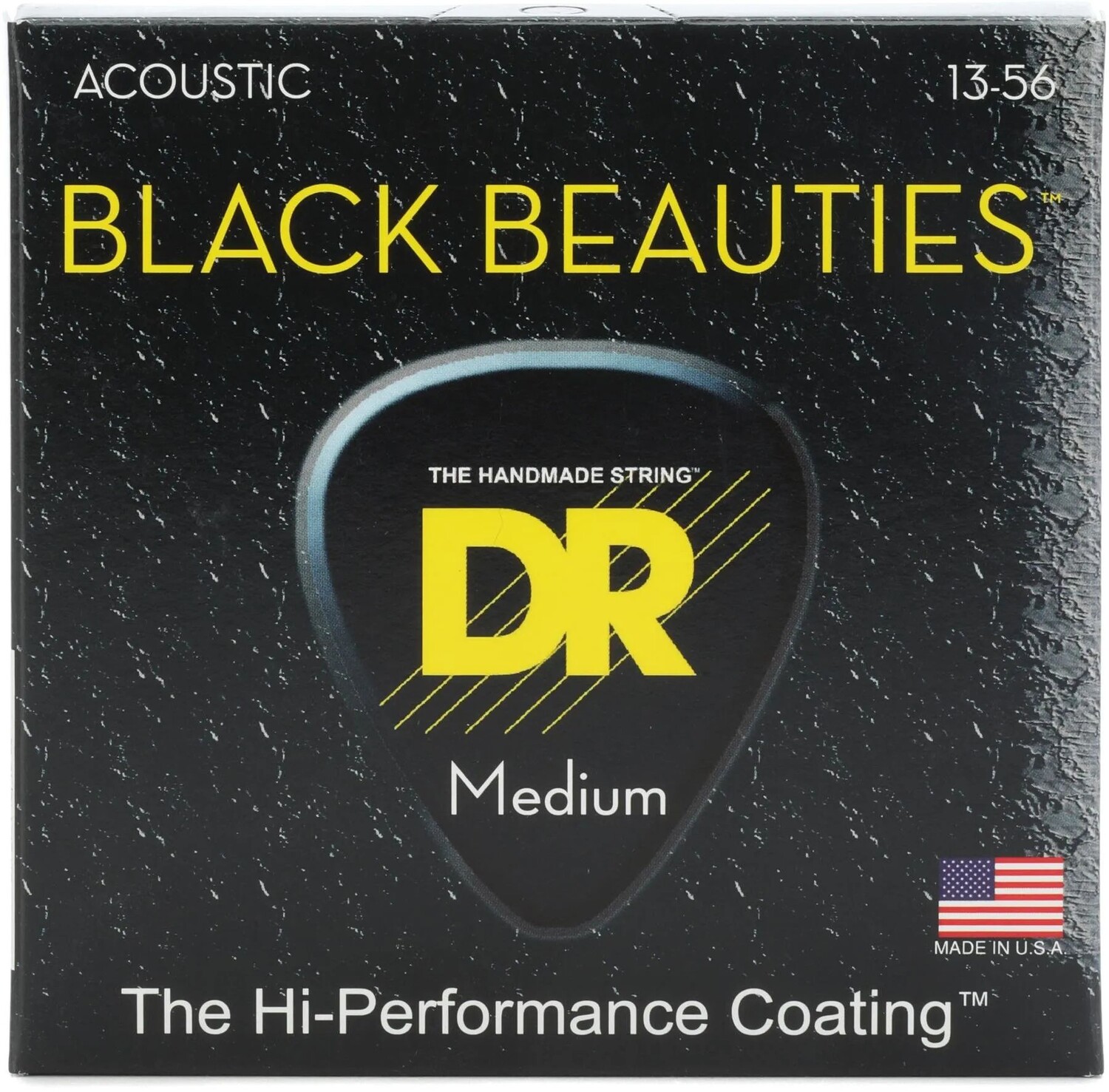 Струны для акустической гитары DR Strings BKA-13 Black Beauties K3 с покрытием — .013-.056, средние
Струны для акустической гитары DR Strings BKA-13 Black Beauties K3 с покрытием — .013-.056, средние