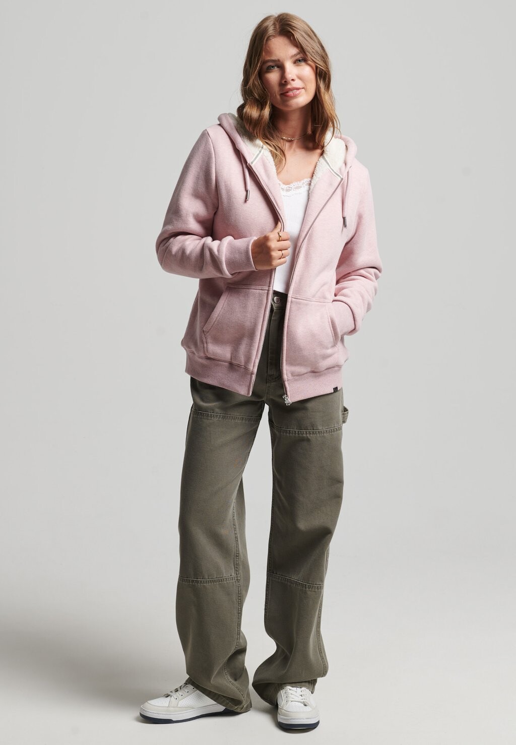 Толстовка на молнии Superdry Essential Borg, нежно-розовый меланж, Розовый;серый
Толстовка на молнии Superdry Essential Borg, нежно-розовый меланж, Розовый;серый