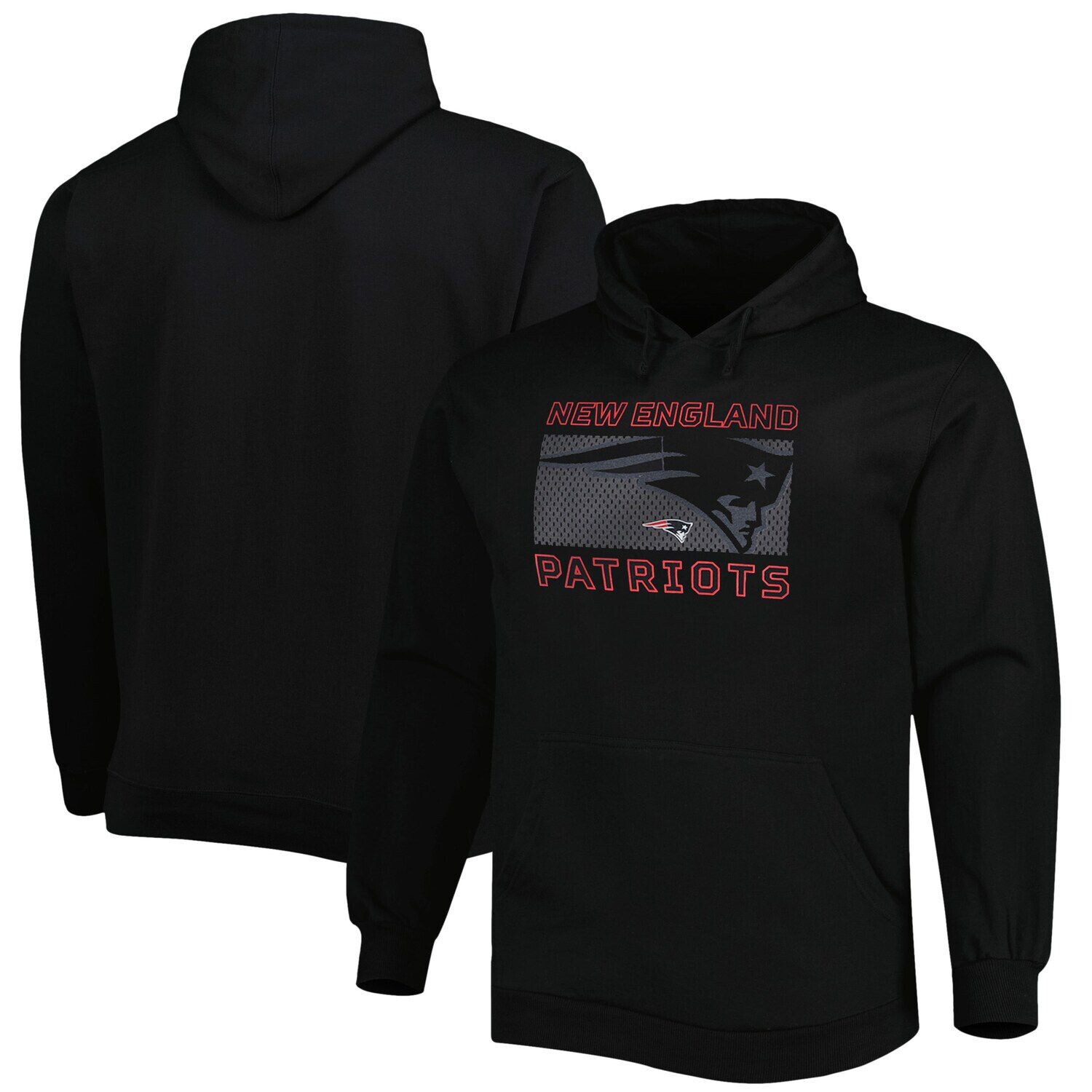 Мужской фирменный черный пуловер с капюшоном New England Patriots Big & Tall Pop of Color Fanatics
Мужской фирменный черный пуловер с капюшоном New England Patriots Big & Tall Pop of Color Fanatics