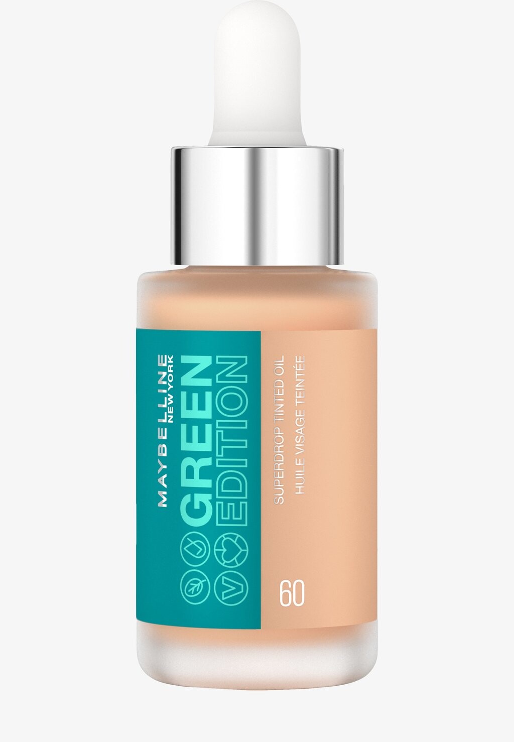 Тональный крем Maybelline Superdrop Tinted Dry Oil Green Edition Maybelline New York, цвет 60
Тональный крем Maybelline Superdrop Tinted Dry Oil Green Edition Maybelline New York, цвет 60