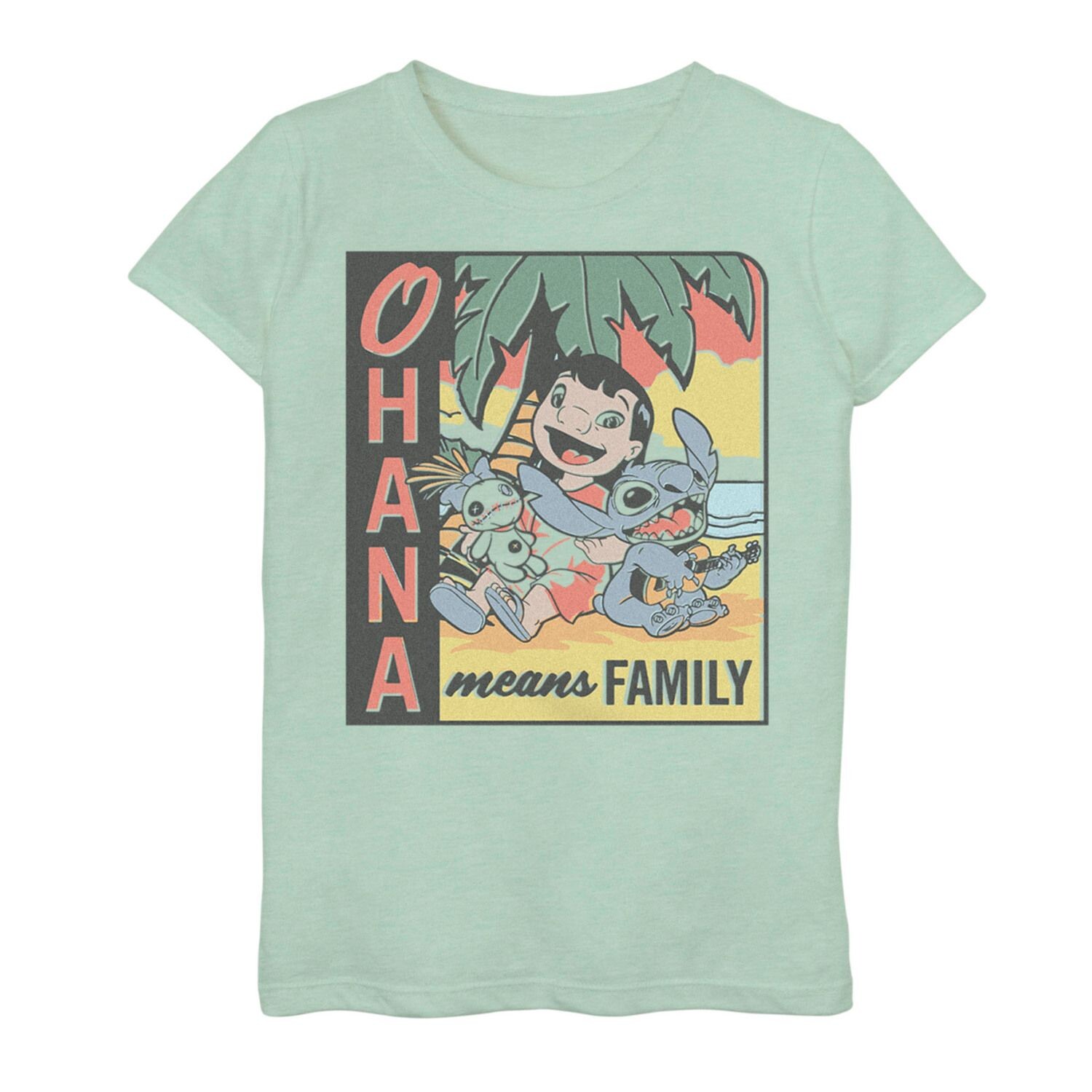 Футболка Disney's Lilo & Stitch для девочек 7–16 лет с рисунком Ohana Means Family Licensed Character
Футболка Disney's Lilo & Stitch для девочек 7–16 лет с рисунком Ohana Means Family Licensed Character