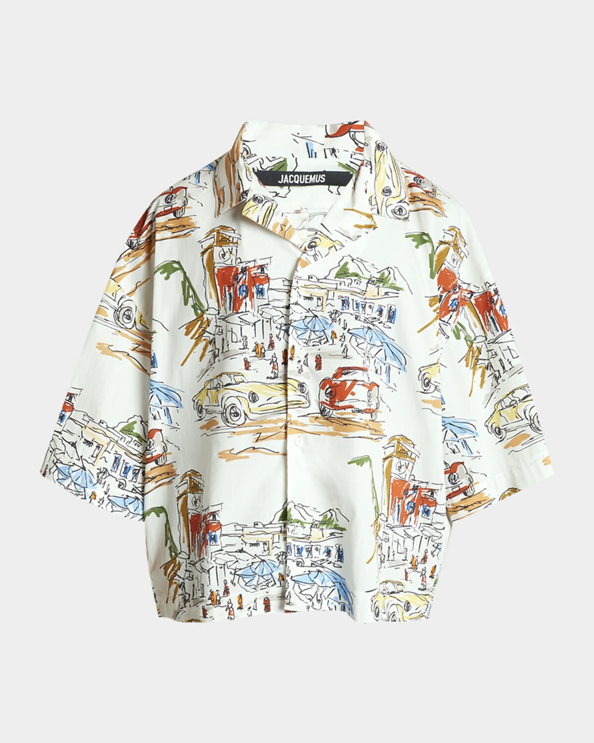 Мужская рубашка Camp с принтом автомобилей Jacquemus, цвет Print Capri Cars White
Мужская рубашка Camp с принтом автомобилей Jacquemus, цвет Print Capri Cars White