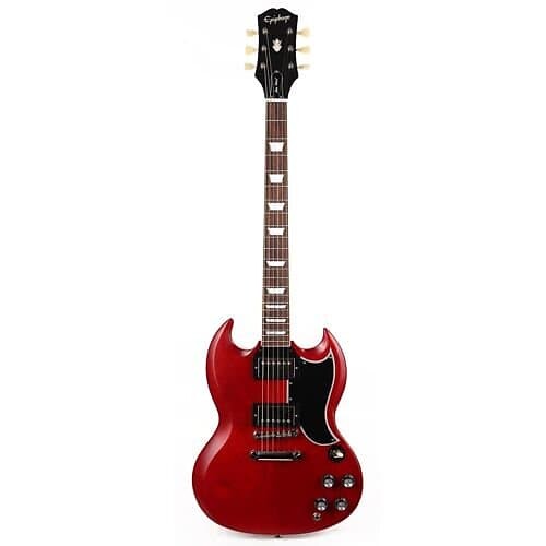 Электрогитара Epiphone Inspired by Gibson / 1961 Les Paul SG Standard - Aged 60's Cherry w/Hard Case
Электрогитара Epiphone Inspired by Gibson / 1961 Les Paul SG Standard - Aged 60's Cherry w/Hard Case