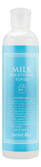 Осветляющий тоник для лица с молочными протеинами, 248 мл Secret Key, Milk Brightening Toner
Осветляющий тоник для лица с молочными протеинами, 248 мл Secret Key, Milk Brightening Toner