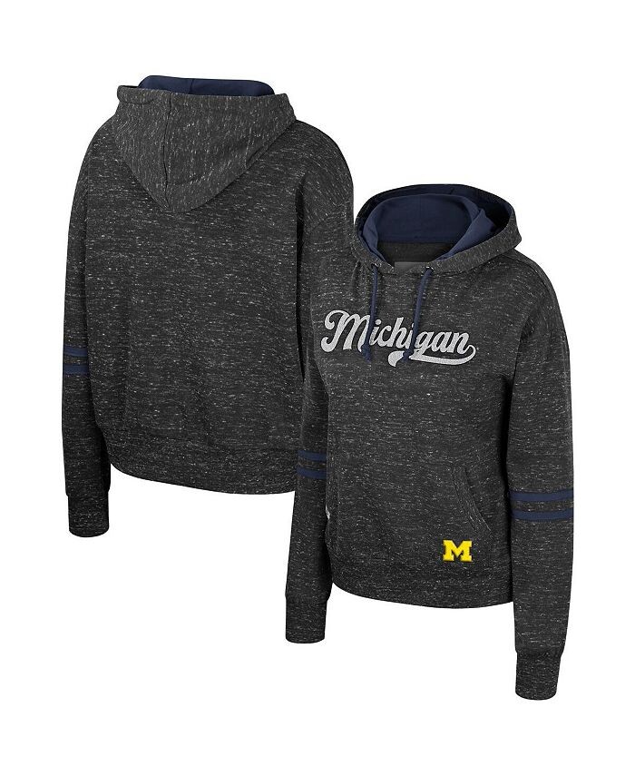 Женский темно-серый пуловер с капюшоном Michigan Wolverines Catherine Speckle Colosseum, серый
Женский темно-серый пуловер с капюшоном Michigan Wolverines Catherine Speckle Colosseum, серый