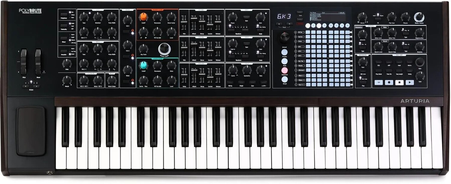 Arturia PolyBrute 6-голосный полифонический аналоговый синтезатор с морфингом — Noir, ограниченное издание
Arturia PolyBrute 6-голосный полифонический аналоговый синтезатор с морфингом — Noir, ограниченное издание