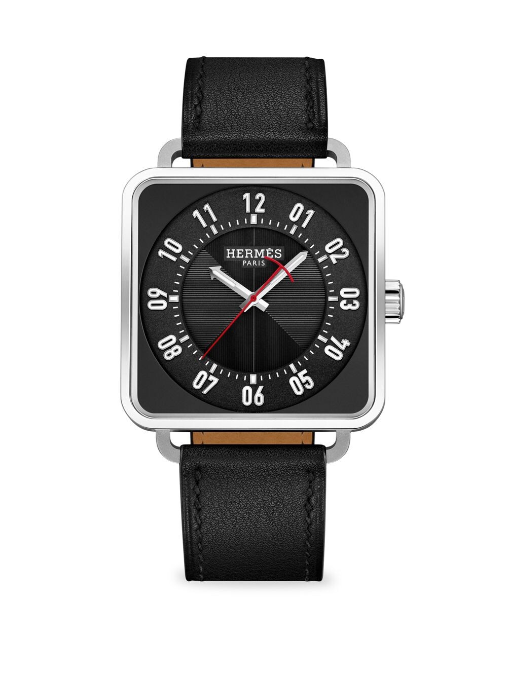 Часы Carre H 45 мм с квадратным ремешком из нержавеющей стали и кожи HERMÈS, черный
Часы Carre H 45 мм с квадратным ремешком из нержавеющей стали и кожи HERMÈS, черный