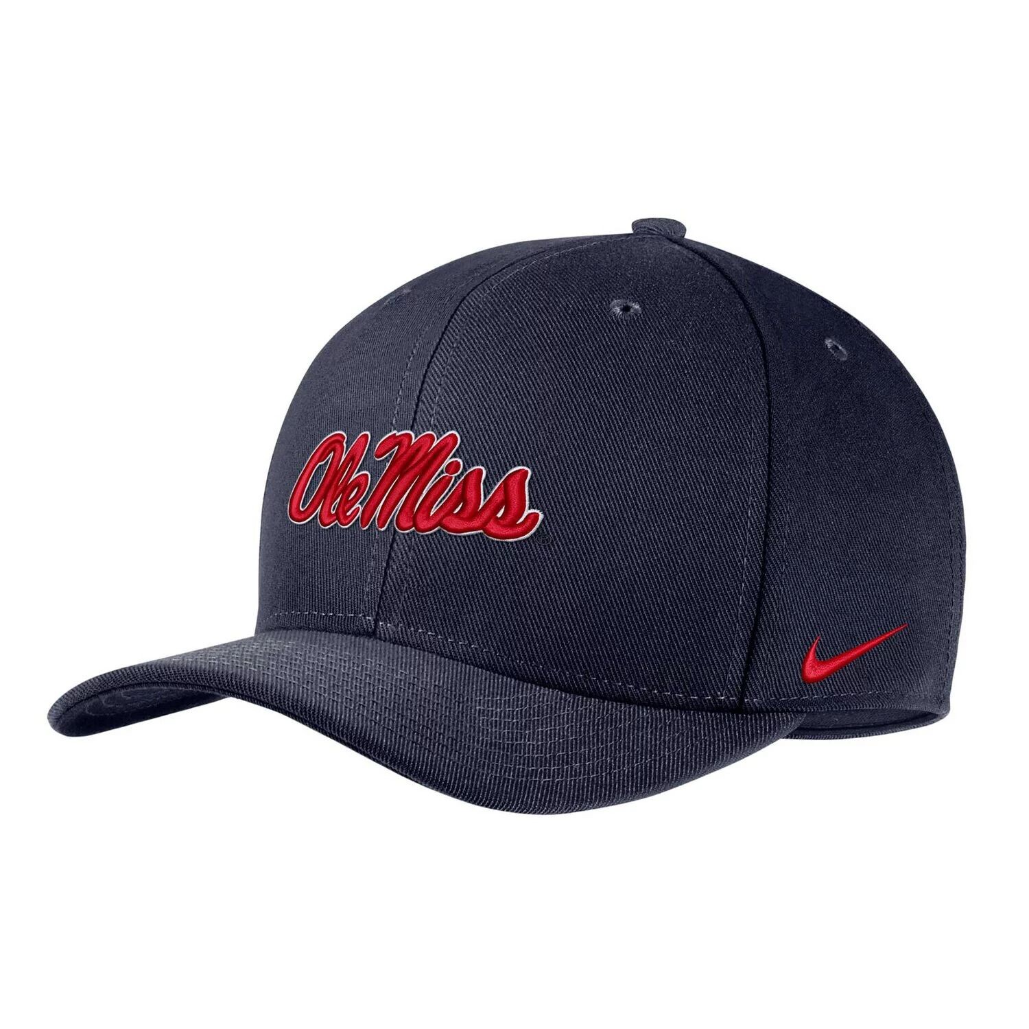 Мужская темно-синяя кепка Nike Ole Miss Rebels Classic99 Swoosh Performance Flex.
Мужская темно-синяя кепка Nike Ole Miss Rebels Classic99 Swoosh Performance Flex.