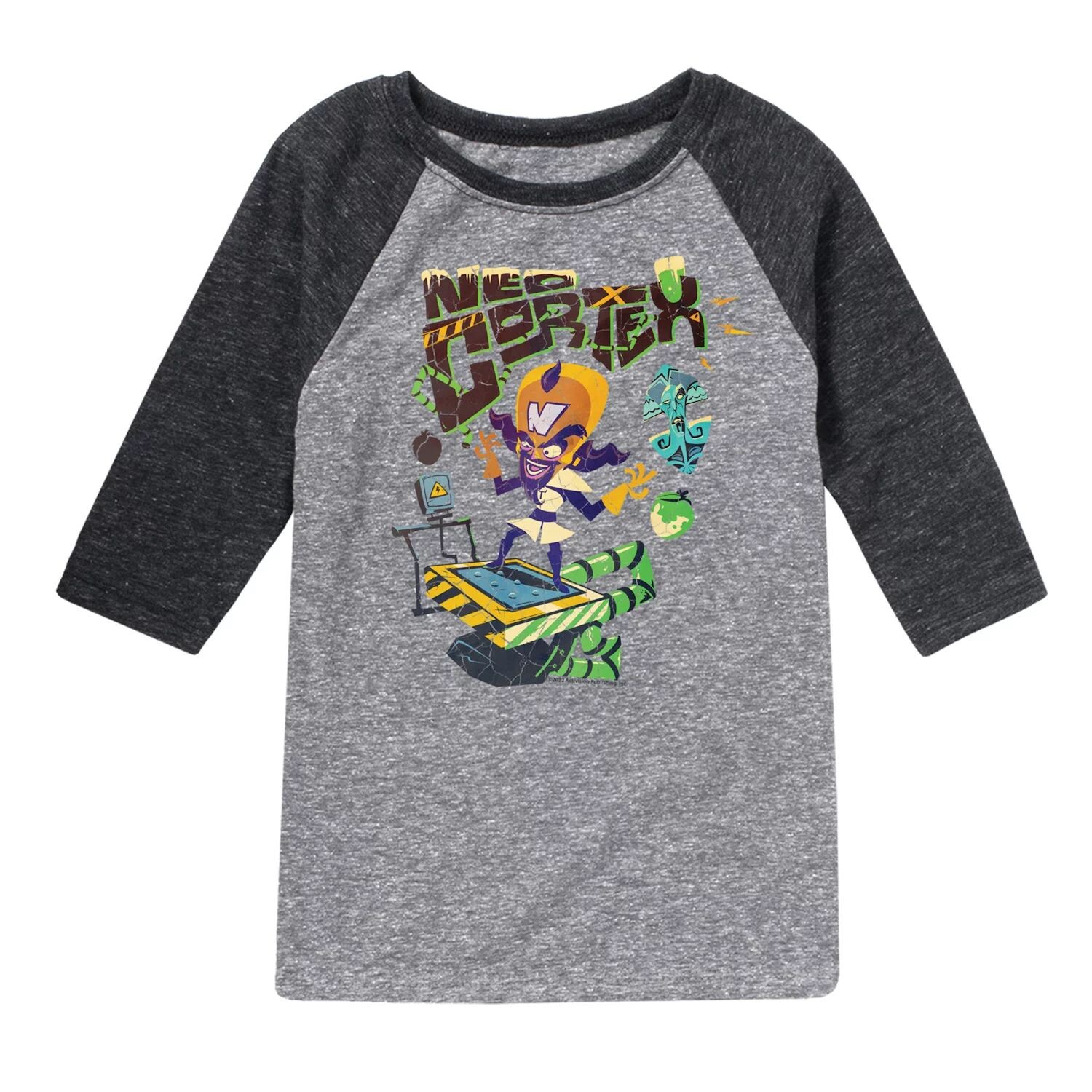 Футболка Crash Bandicoot Neo Cortex с рисунком реглан для мальчиков 8–20 лет Licensed Character, серый/черный
Футболка Crash Bandicoot Neo Cortex с рисунком реглан для мальчиков 8–20 лет Licensed Character, серый/черный