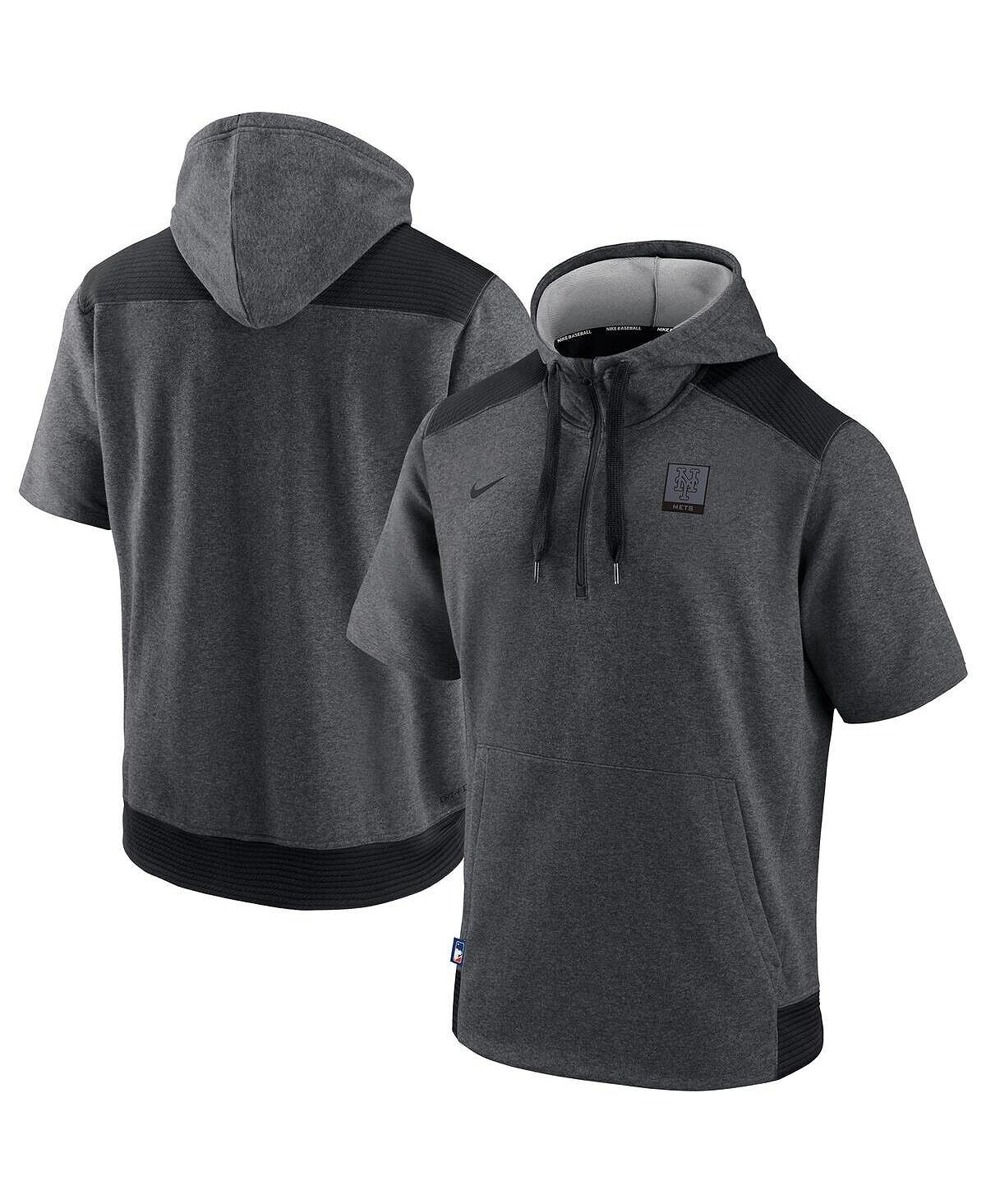 Мужская угольно-черная толстовка New York Mets Authentic Collection Dry Flux Performance с молнией четверти и короткими рукавами Nike, Черный
Мужская угольно-черная толстовка New York Mets Authentic Collection Dry Flux Performance с молнией четверти и короткими рукавами Nike, Черный