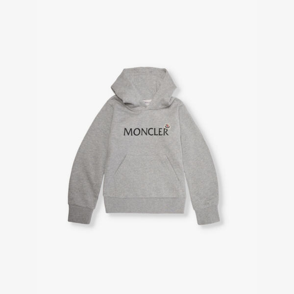 Толстовка свободного кроя из хлопкового трикотажа с принтом бренда 8-14 лет Moncler, серый
Толстовка свободного кроя из хлопкового трикотажа с принтом бренда 8-14 лет Moncler, серый