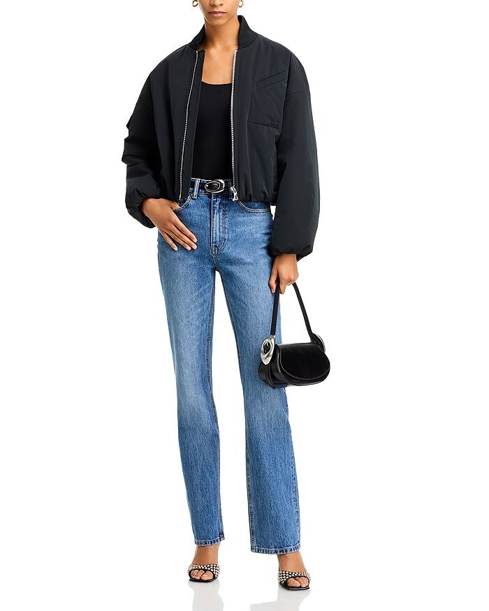 Alexanderwang.t Джинсы узкого кроя с высокой посадкой цвета Vintage Medium Indigo, синий
Alexanderwang.t Джинсы узкого кроя с высокой посадкой цвета Vintage Medium Indigo, синий