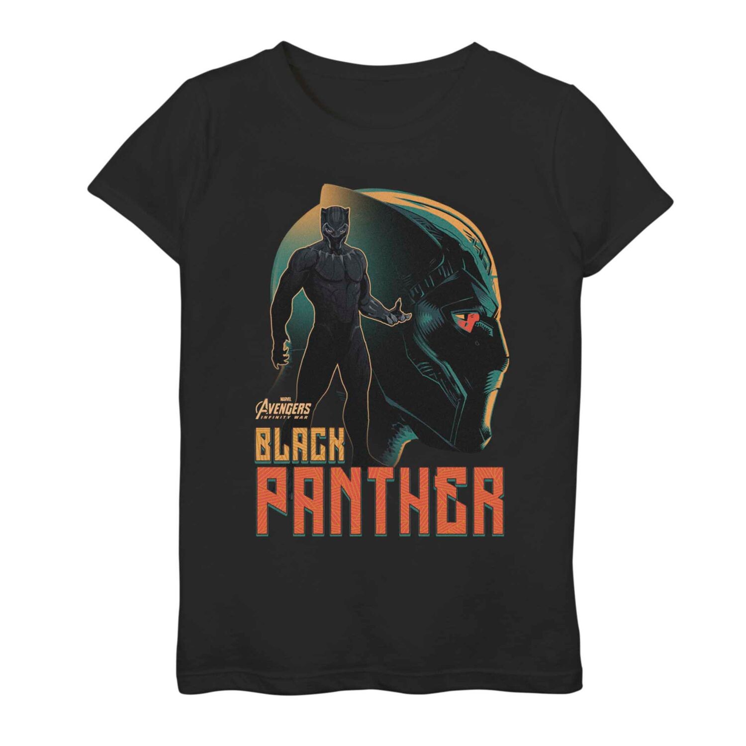 Футболка с профилем «Черная пантера» для девочек 7–16 лет «Marvel Avengers Infinity War» Licensed Character
Футболка с профилем «Черная пантера» для девочек 7–16 лет «Marvel Avengers Infinity War» Licensed Character