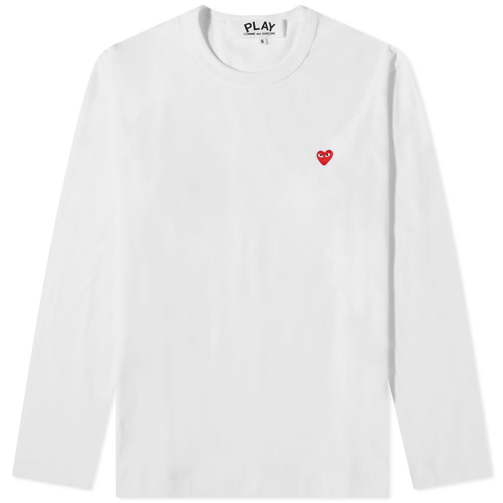 Comme des Garcons Play Футболка с длинным рукавом и маленьким красным сердечком, белый, Красный
Comme des Garcons Play Футболка с длинным рукавом и маленьким красным сердечком, белый, Красный