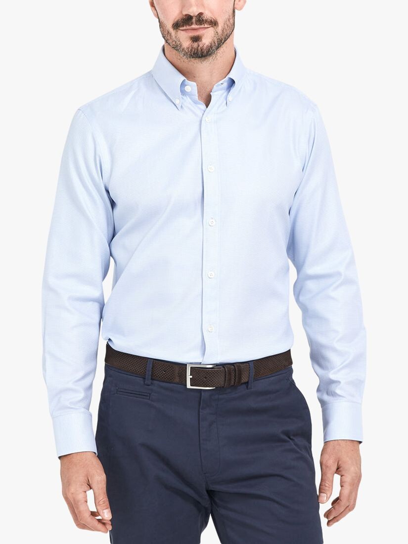 Рубашка GOTS Extra Slim Fit из органического хлопка с собачьими зубами Alder & Green, синий
Рубашка GOTS Extra Slim Fit из органического хлопка с собачьими зубами Alder & Green, синий