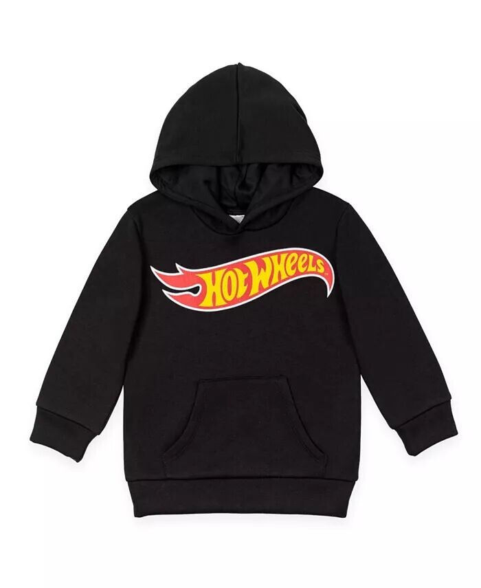 Флисовый пуловер для мальчика с капюшоном для малышей, Детский Hot Wheels, черный
Флисовый пуловер для мальчика с капюшоном для малышей, Детский Hot Wheels, черный