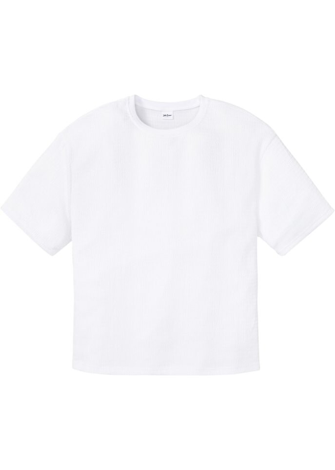 Экологичная футболка из структурированной ткани свободного кроя John Baner Jeanswear, белый
Экологичная футболка из структурированной ткани свободного кроя John Baner Jeanswear, белый