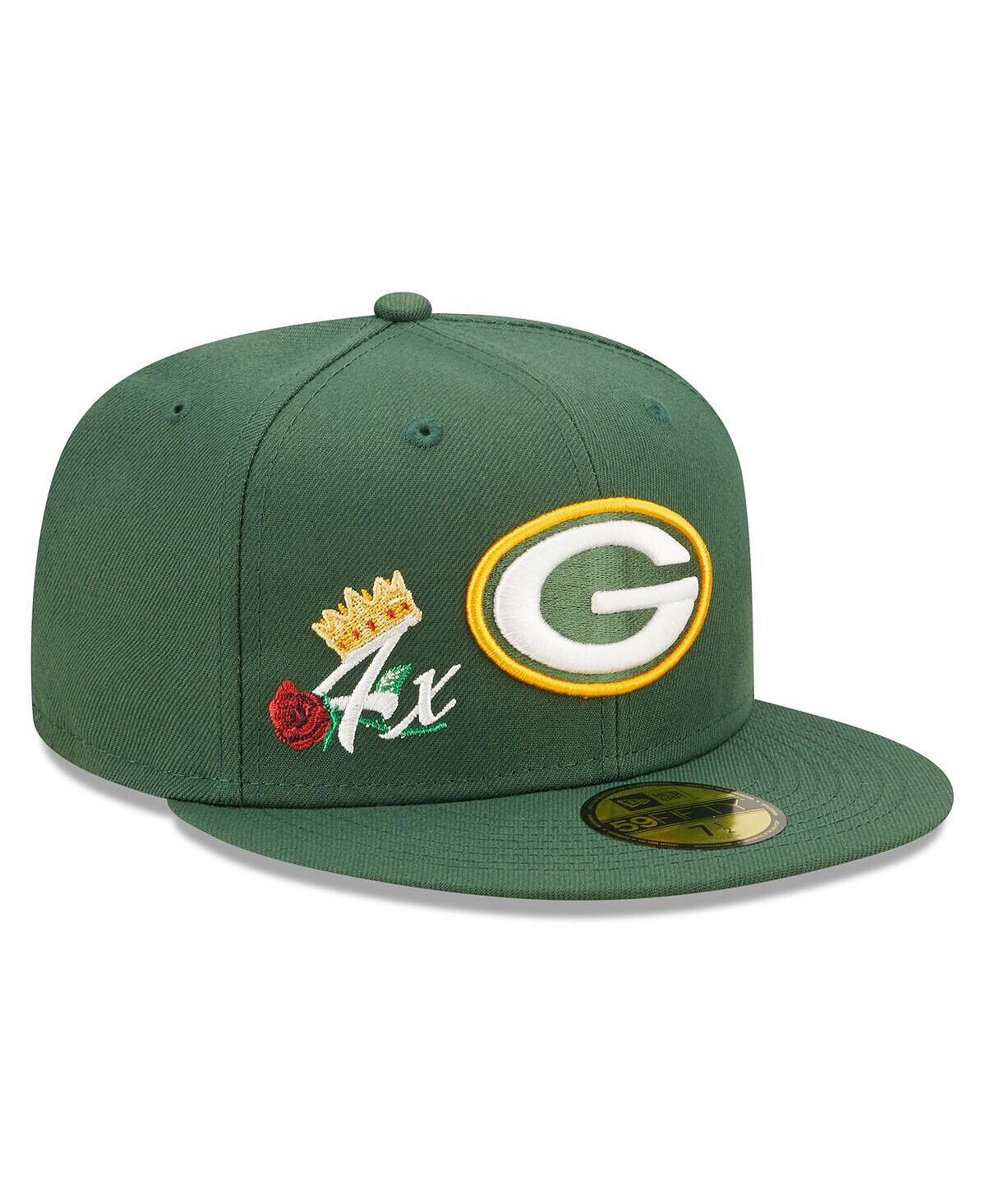 Мужская зеленая приталенная шляпа Green Bay Packers Crown 4x Super Bowl Champions 59FIFTY New Era
Мужская зеленая приталенная шляпа Green Bay Packers Crown 4x Super Bowl Champions 59FIFTY New Era