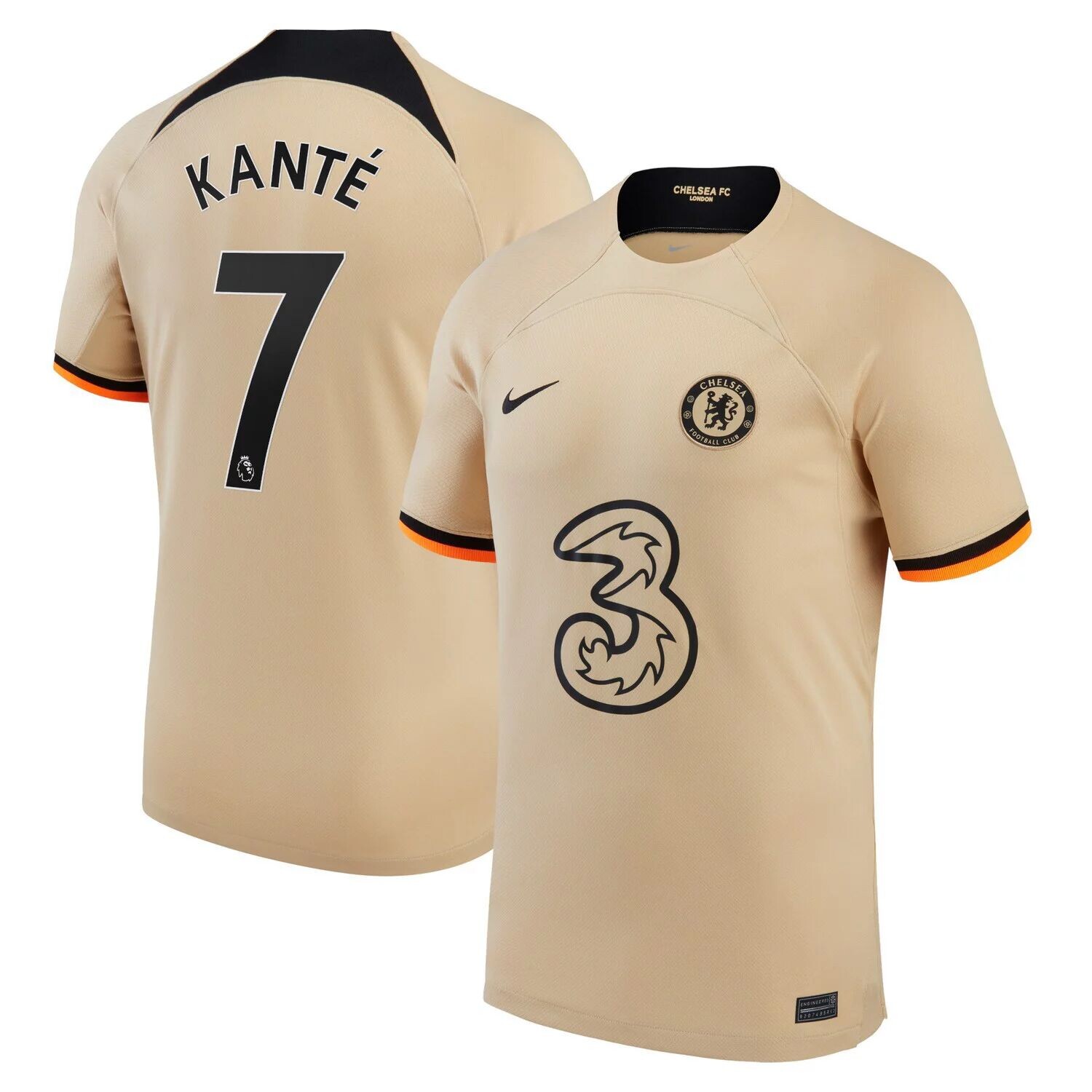 Молодежная майка игрока Nike N'Golo Kanté Gold Chelsea 2022/23 Third Replica Nike
Молодежная майка игрока Nike N'Golo Kanté Gold Chelsea 2022/23 Third Replica Nike