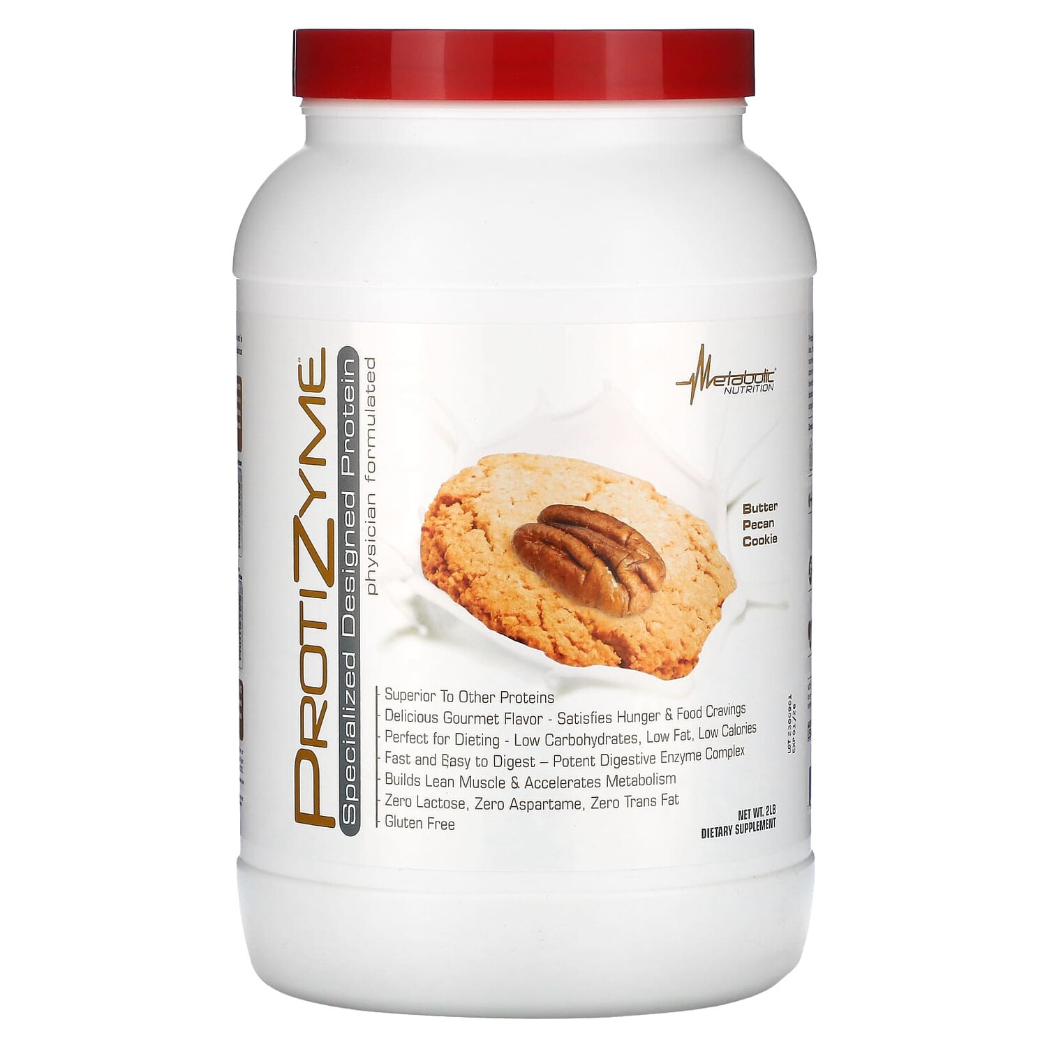 Protizyme, Specialized Designed Protein, печенье с пеканом, 2 фунта, Metabolic Nutrition
Protizyme, Specialized Designed Protein, печенье с пеканом, 2 фунта, Metabolic Nutrition