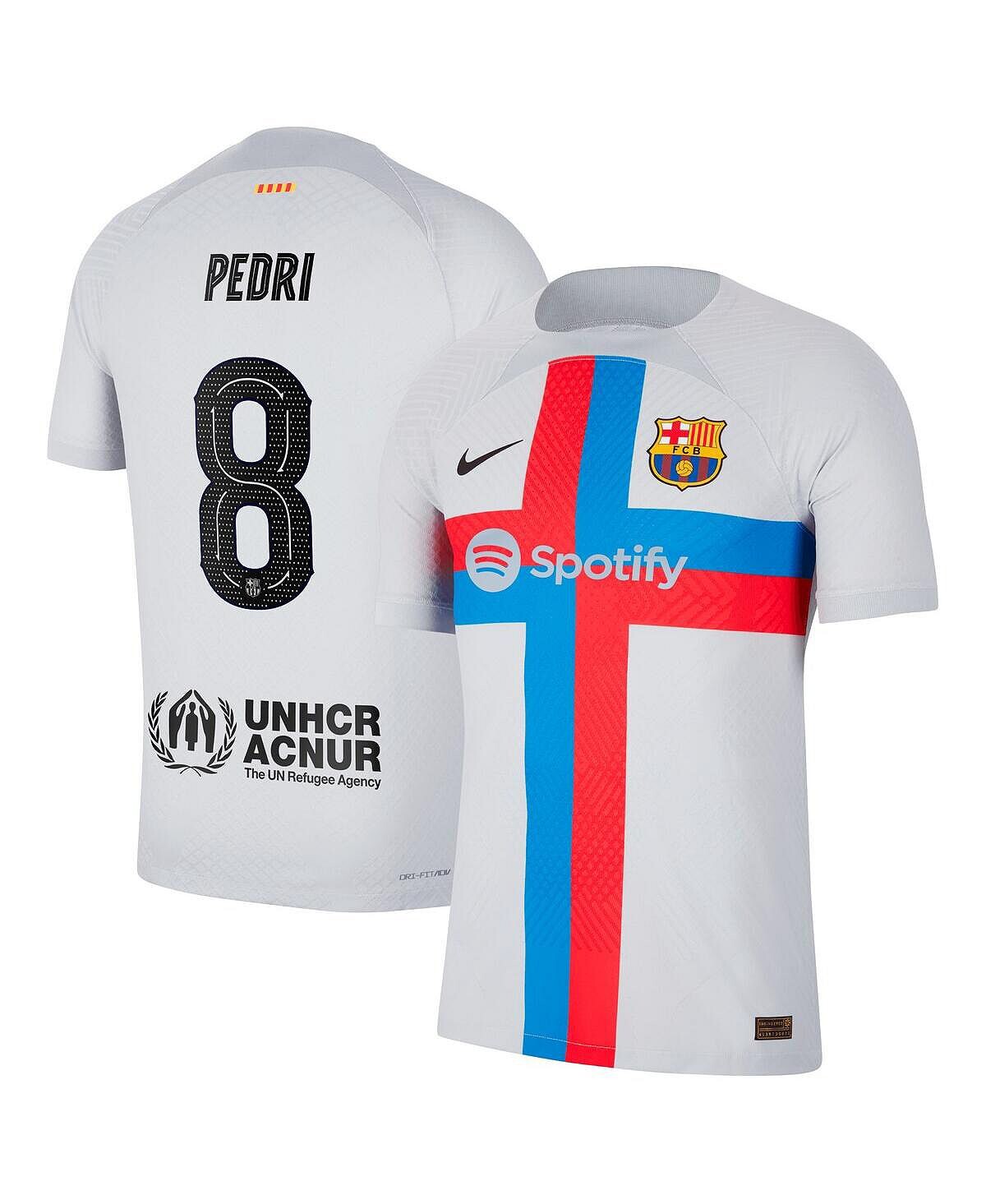 Мужская футболка Pedri Grey Barcelona 2022/23 Third Vapor Match Authentic Player Nike
Мужская футболка Pedri Grey Barcelona 2022/23 Third Vapor Match Authentic Player Nike