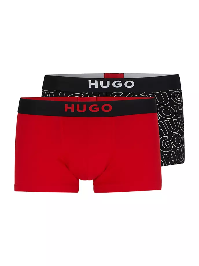 Две пары плавок из эластичного хлопка с поясами с логотипом Hugo, цвет sorted dark
Две пары плавок из эластичного хлопка с поясами с логотипом Hugo, цвет sorted dark